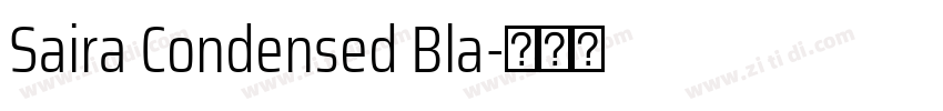 Saira Condensed Bla字体转换